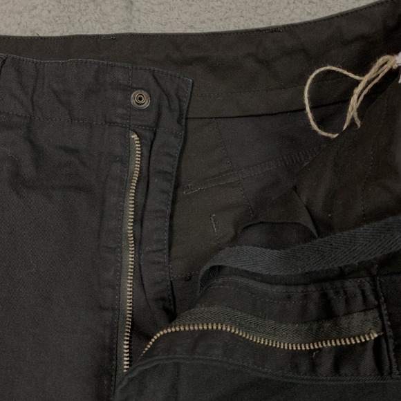 Engineered Garments Over Pant Men's XS Black High Count Twill Baggy Relaxed Fit - Picture 4 of 10